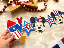 Load image into Gallery viewer, Disney Patriotic Garland
