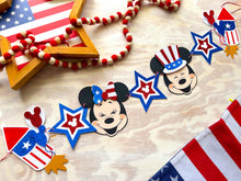 Load image into Gallery viewer, Disney Patriotic Garland
